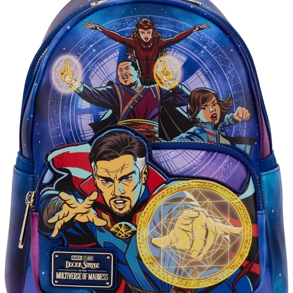 Marvel Dr.Strange Multiverse Madness Loungefly Backpack and Wallet - Picture 1 of 3